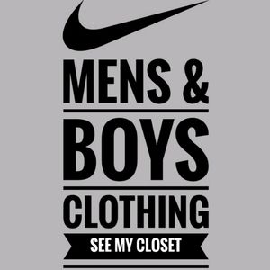 Mens & boys clothing